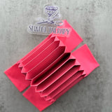 DEEP PURPLE - 10 Card Slot Accordion Wallet Insert