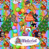 Cats Christmas Collection Main 2 Rainbow Stripes