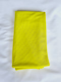 Poly Stretch Mesh Neon Yellow