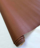 Litchi Textured Vinyl 20. Darkest Clay Brown