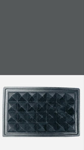 Sewable Rubber Foot Pad Grey