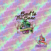 Bad to the Bone Purple Panel