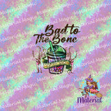 Bad to the Bone Purple Panel