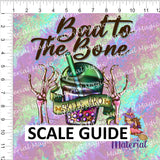 Bad to the Bone Purple Panel