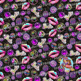 Glitter Barbie Black Coord