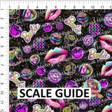 Glitter Barbie Black Coord