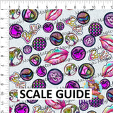 Glitter Barbie Coord White