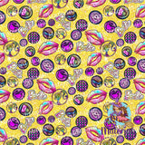 Glitter Barbie Coord Yellow