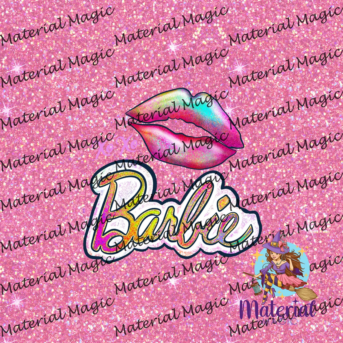 Barbie XO Dark Pink Panel