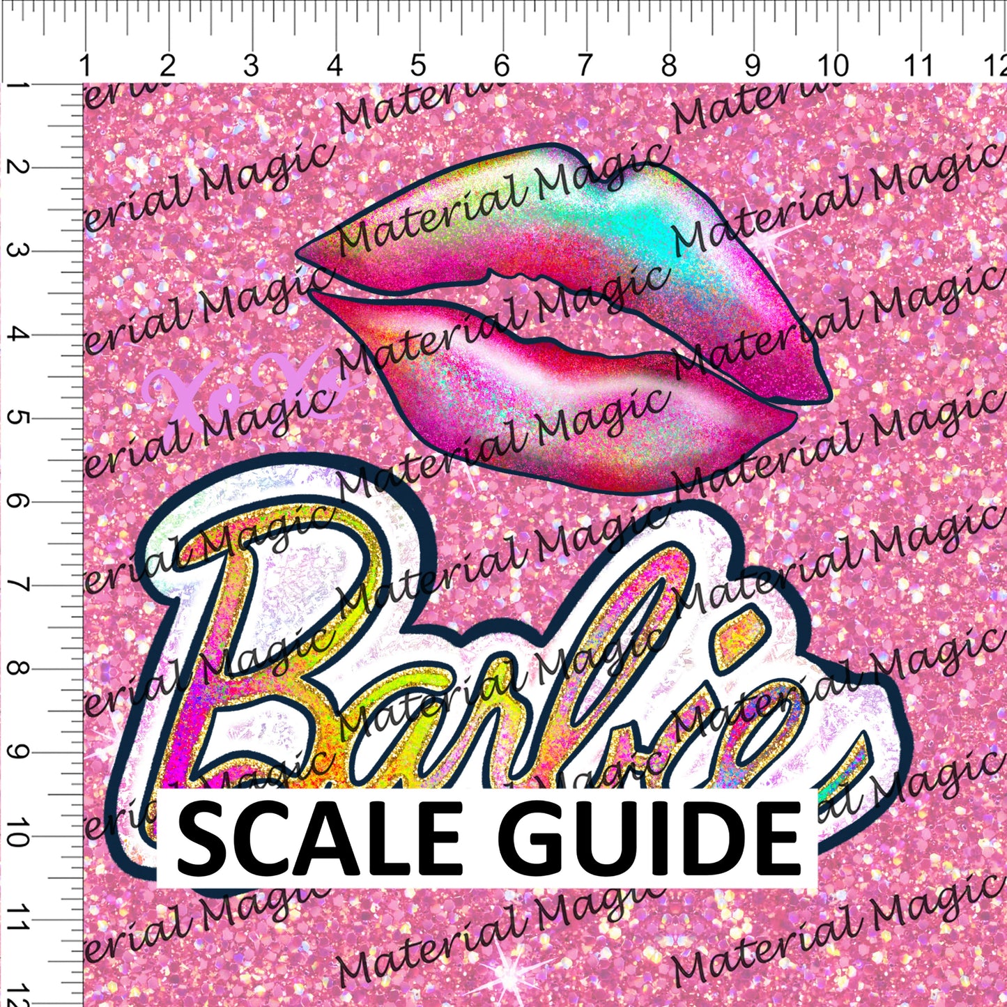 Barbie XO Dark Pink Panel