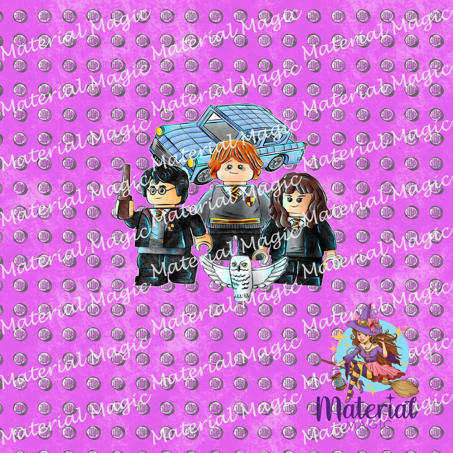 Car Gang Purple Plate Panel