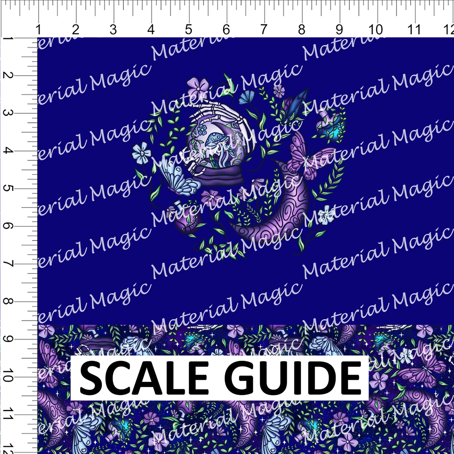 R82 Celestial Skeletions Nappy/Undie Panel PREORDER