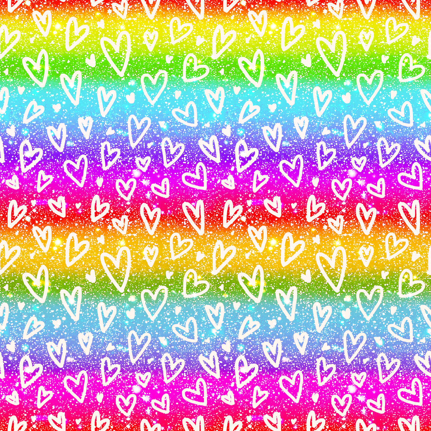 Rainbow Hearts Hex
