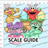 Easter Street Mint Panel