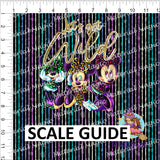 Glama Mouse Wild Rainbow Stripes Panel