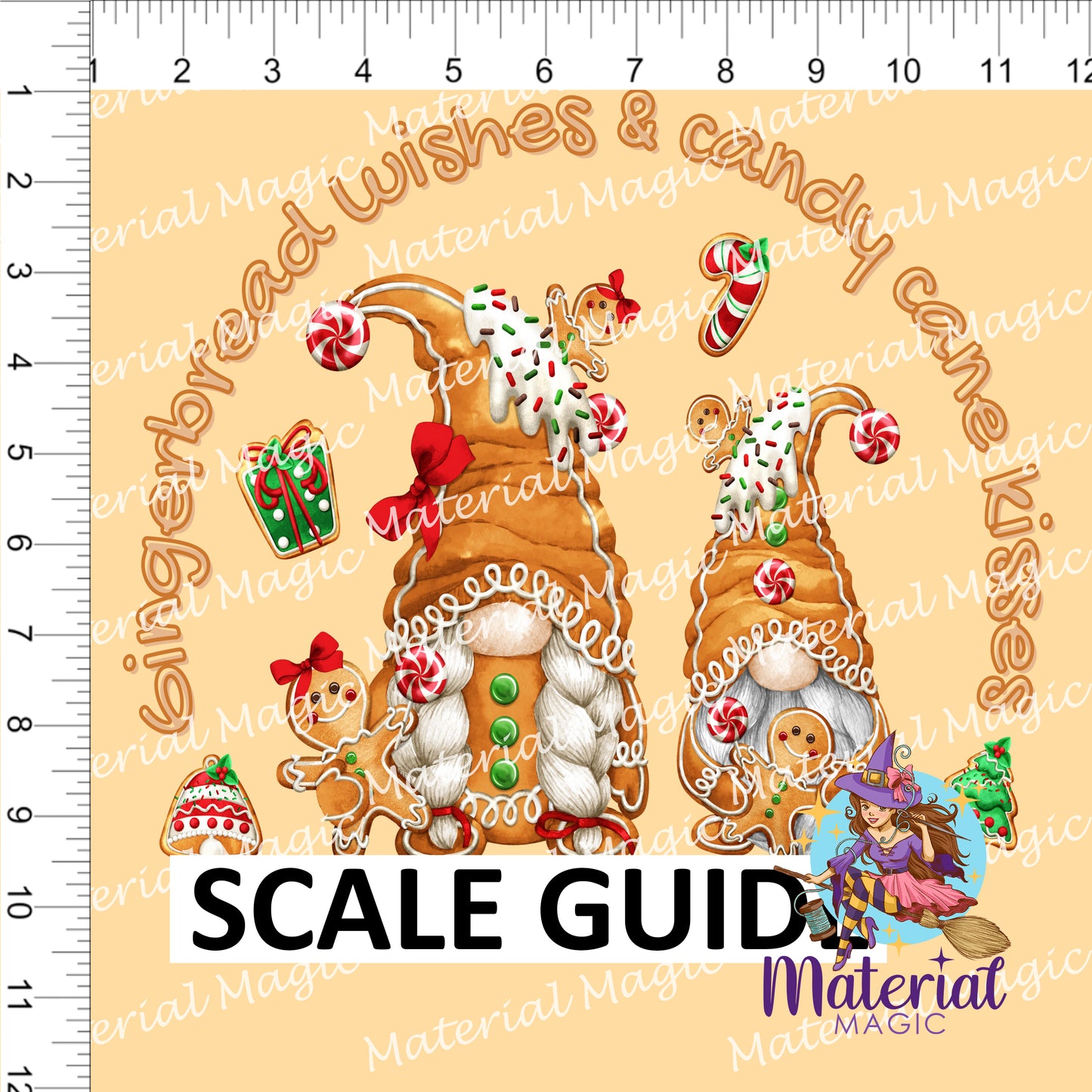 R82 Gingerbread Gnome Panel PREORDER