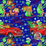 Grinch Christmas Blue