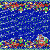 Grinch Christmas Border Blue