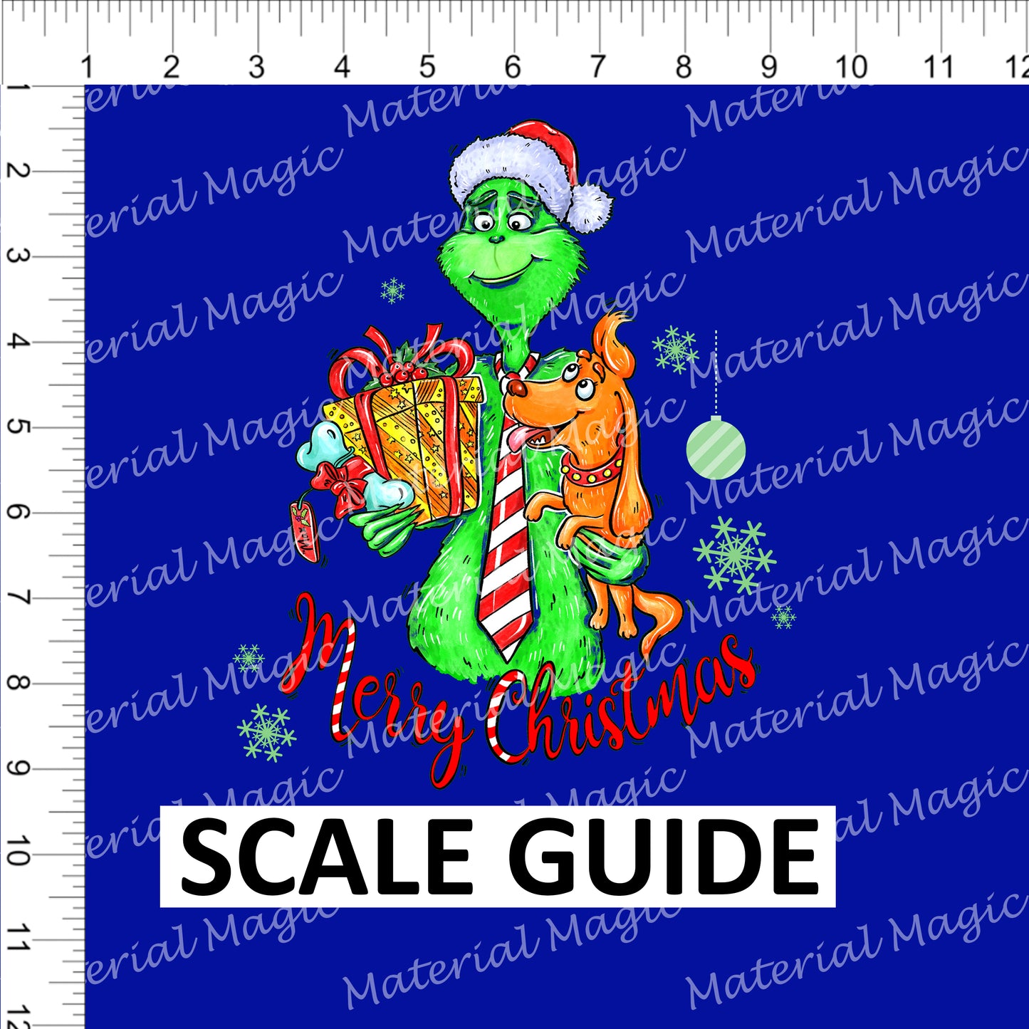 R82 Grinch Puppy Blue Panel PREORDER