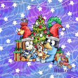 Heeler Crew Purple Panel