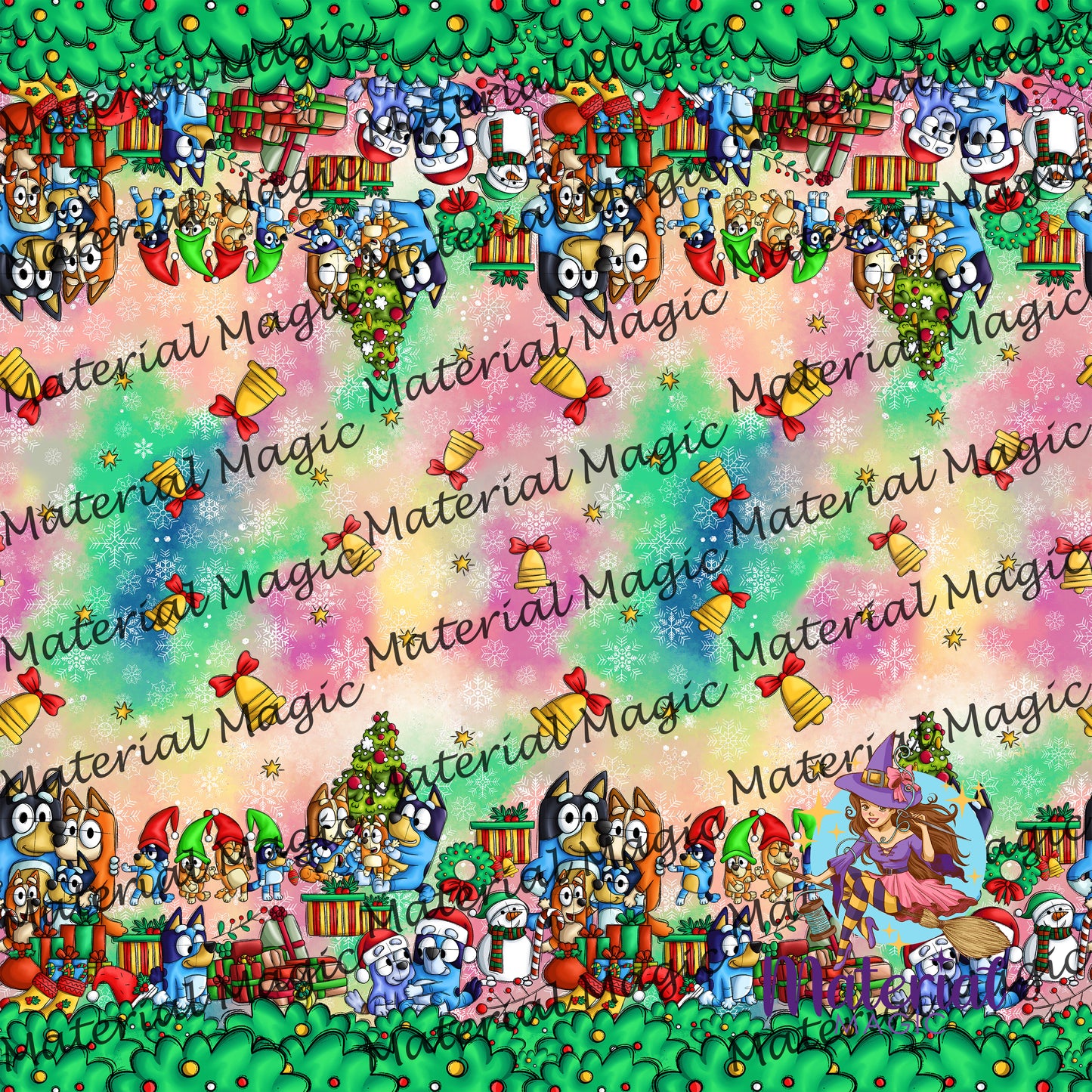 R82 Heeler Xmas Border Festive PREORDER