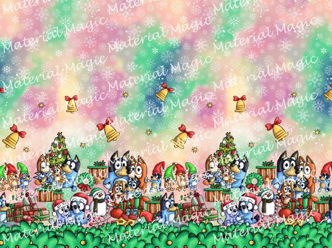 R82 Heeler Xmas Border Festive PREORDER