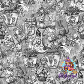 Honey Bear Greyscale Main (SMALL SCALE)