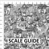 Honey Bear Greyscale Main (SMALL SCALE)