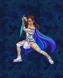 Valkyrie on Blue Panel