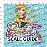 Love Barbie Mermaid Azure Panel