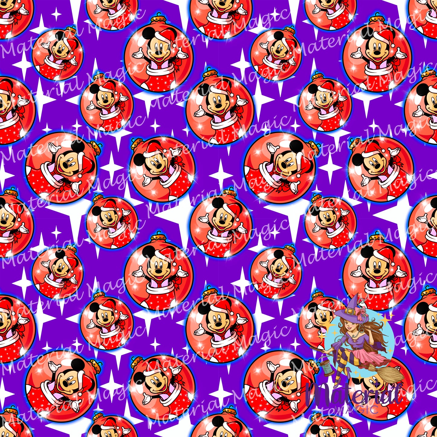 R82 Mickey Bauble Purple PREORDER