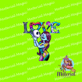 Neon Nightmares Love Green Panel