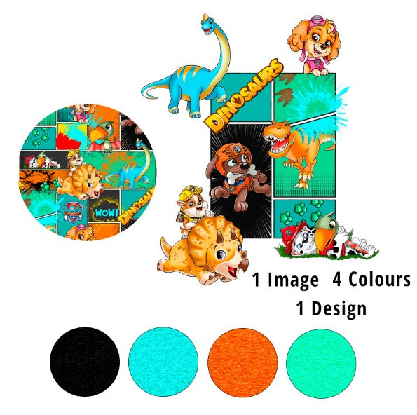 R81 Dino Paw Patrol Main CHILD PANEL BLANKET