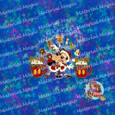 Pins Couples Blue Panel