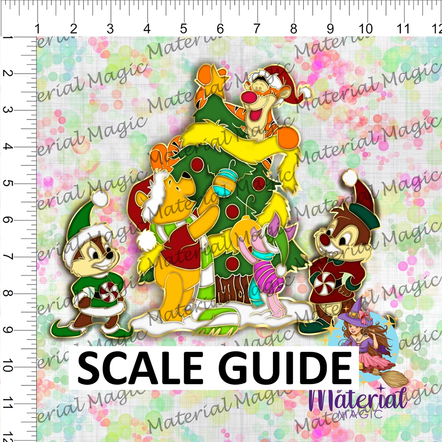 R82 Pins Pooh Light Rainbow Panel PREORDER