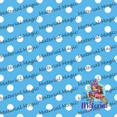 Polka Dot Bright Blue