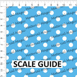 Polka Dot Bright Blue