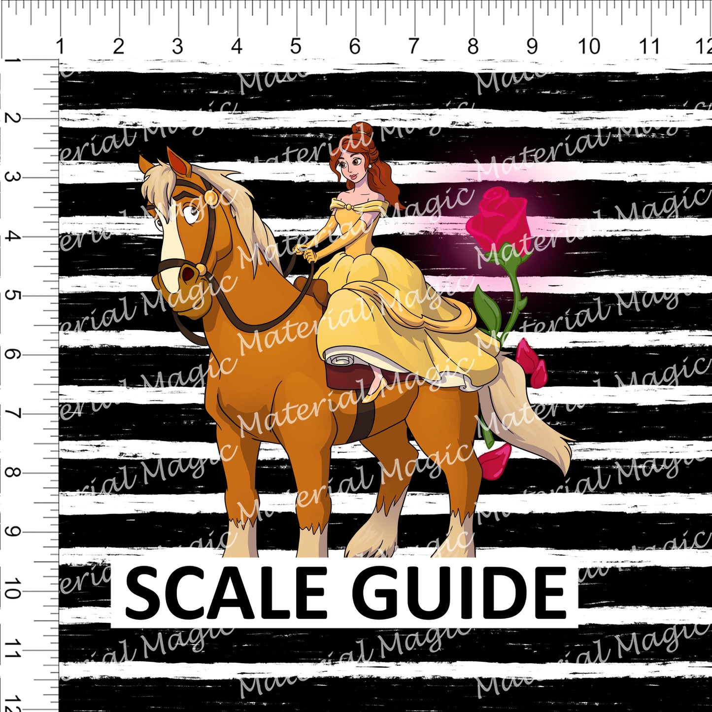 Pony Panel Belle Grunge Lines