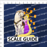 Pony Tangled Navy Panel