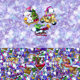 Snoopy Purple Transporter Nappy/Undie Panel