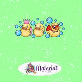Rubber Duckies Green Panel