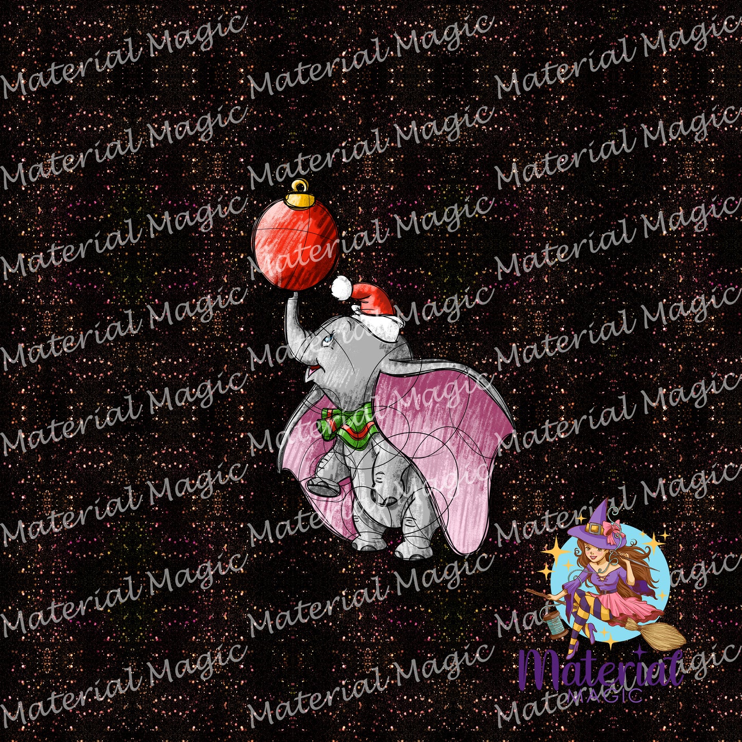 R82 SC Dumbo Black Glitter Panel PREORDER