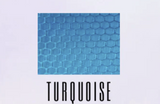 Turqouise Adhesive Hex Polyester Ripstop 420D HALF Yard