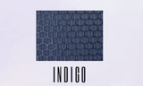 Indigo Adhesive Hex Polyester Ripstop 420D HALF Yard
