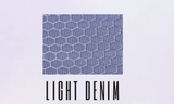 Light Demin Adhesive Hex Polyester Ripstop 420D HALF Yard