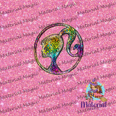 Silhouette Barbie Dark Pink Panel