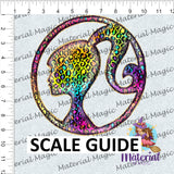 Silhouette Barbie White Panel