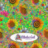 Sunflowers Bright Green Main