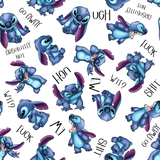 Grumpy Blue Alien Hex