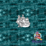 Wars Sketch 2 Teal PANEL